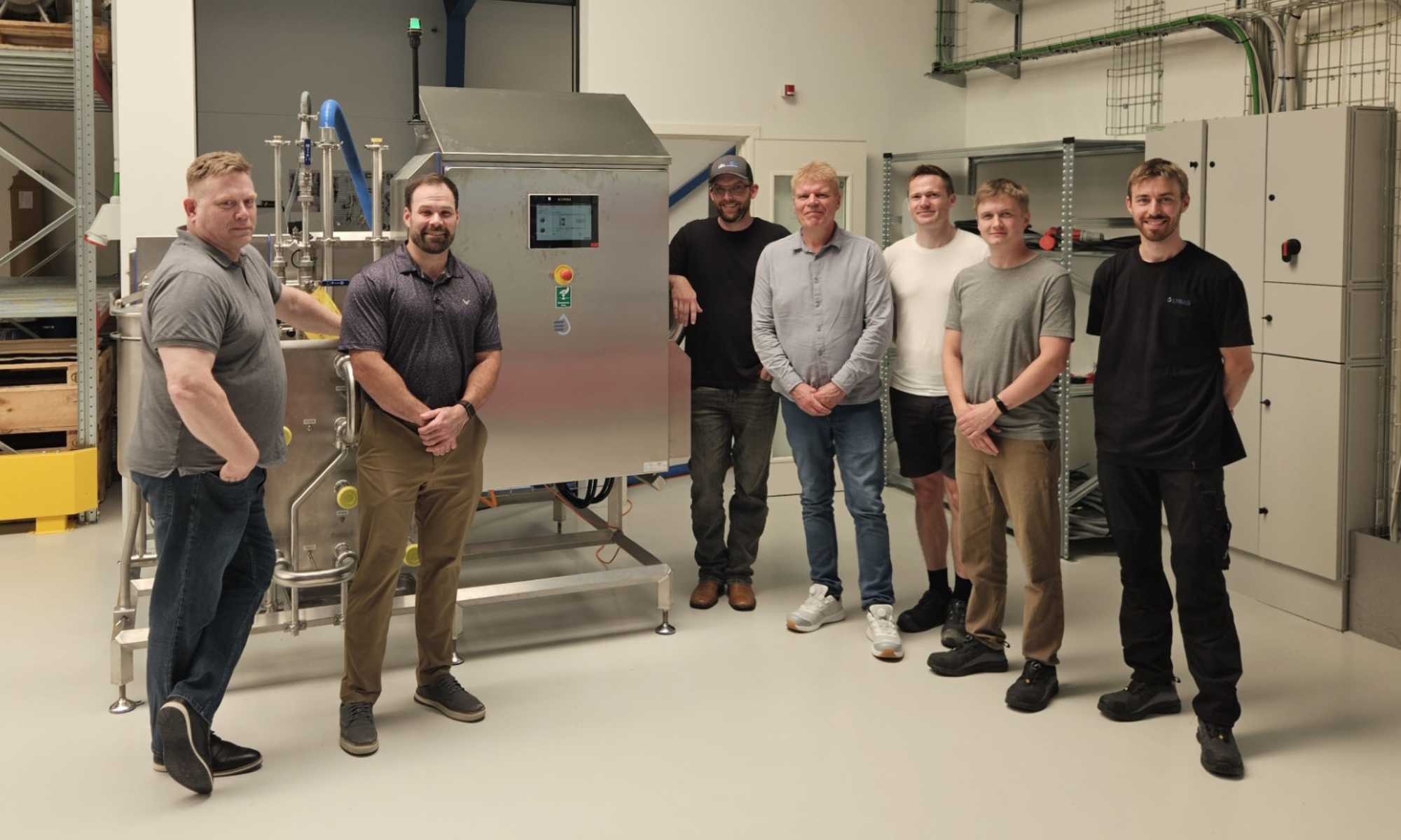 Sucessful factory acceptance test for ADL Raslysation™ Castor unit during Factory Acceptance Test before shipment to ADL in Prince Edward Island, Canada